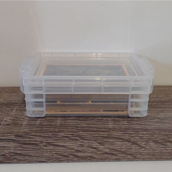 Football Trading Cards Plastic Container with snap lids lot of 10 - Picture 9 of 16